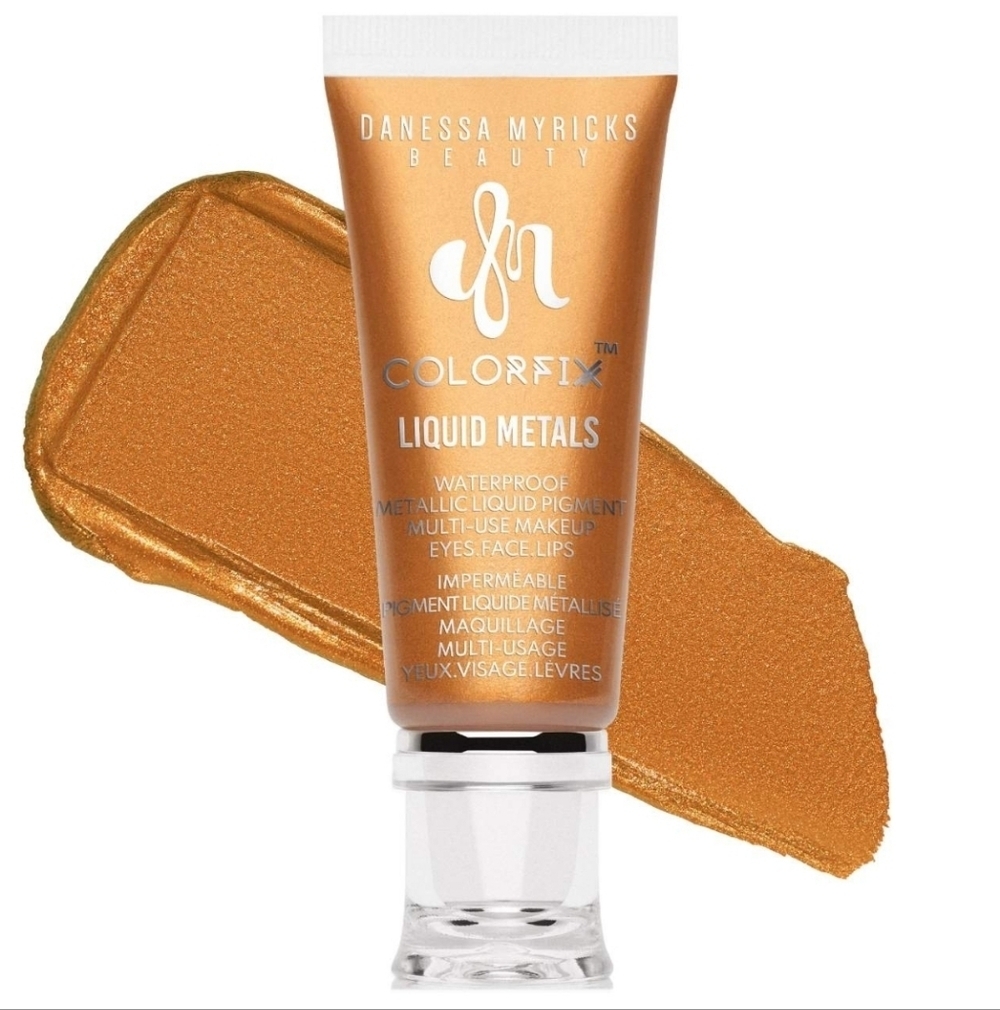 NIB Danessa Myricks Beauty Colorfix Liquid Metals Waterproof Pigment Gilded